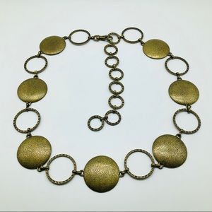 Retro Boho Chain Belt || Gold || Adjustable Size